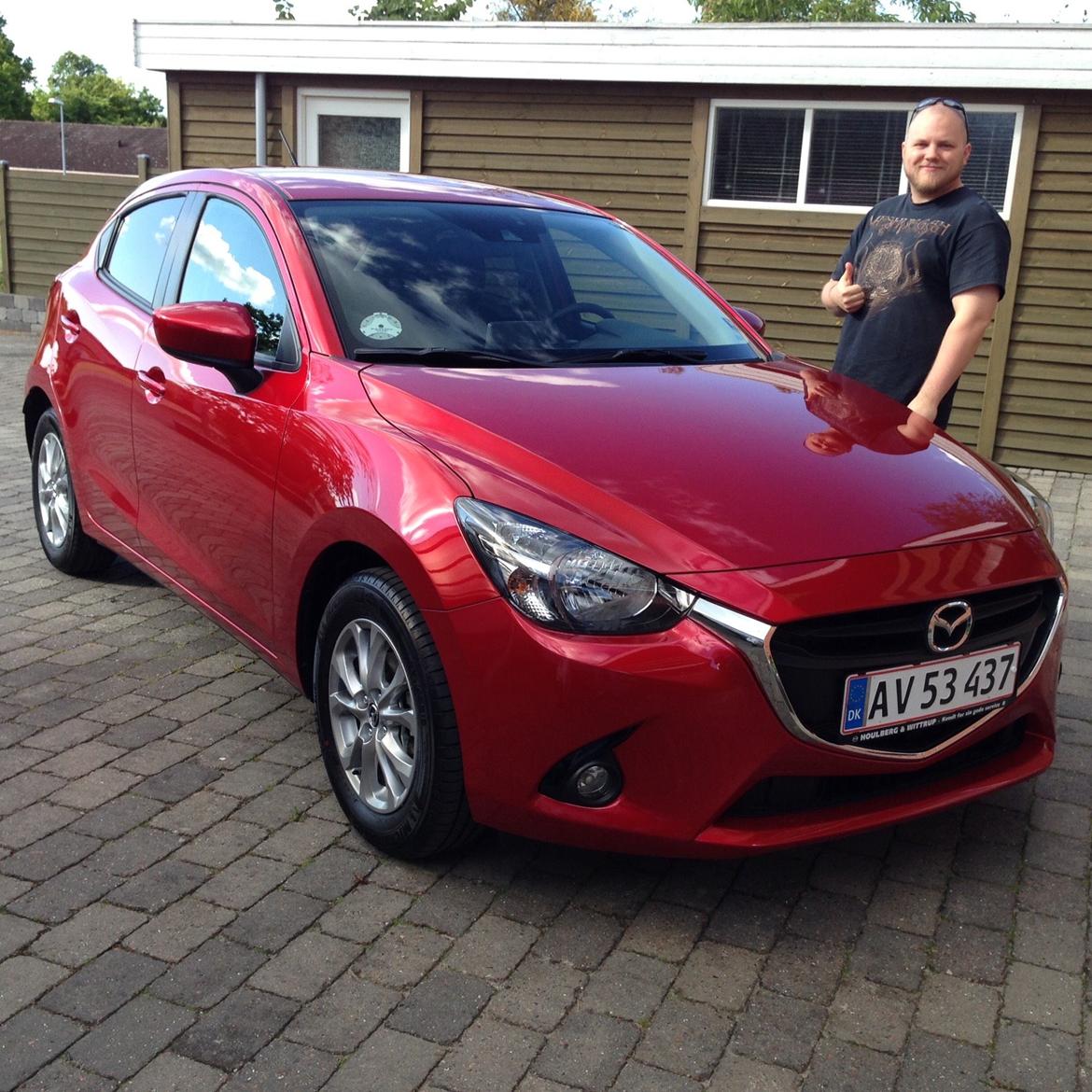 Mazda 2 Vision Edition - Hjemme og besøge forældrene lige efter, at jeg havde hentet den ved forhandleren :) billede 12