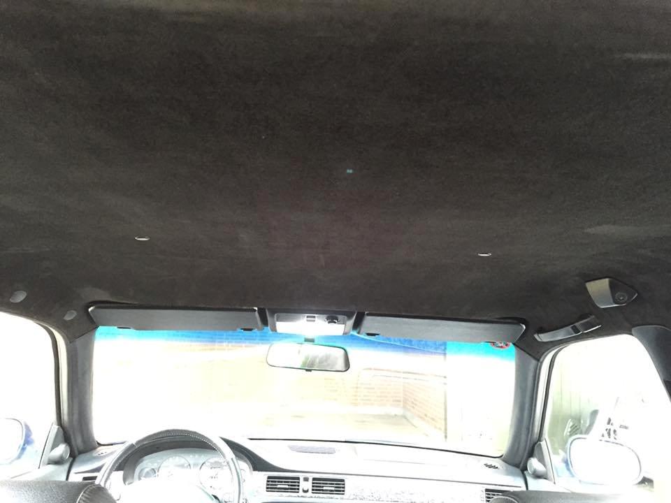 Honda Civic MB6 1,8 Vti B18C4 * SOLGT * - Loftet havde "gardiner" så der måtte nyt til = sort alcantar + sort malet A,B og C stolper billede 14