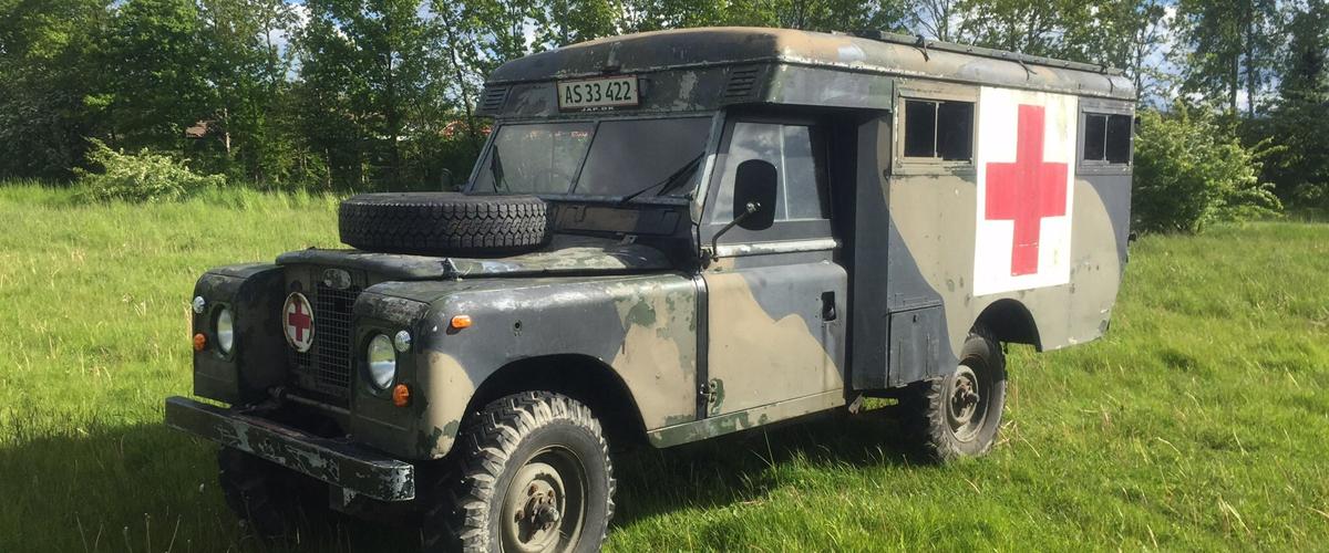 Land Rover Serie 2A 1968 Veteran ambulance fra den Eng...