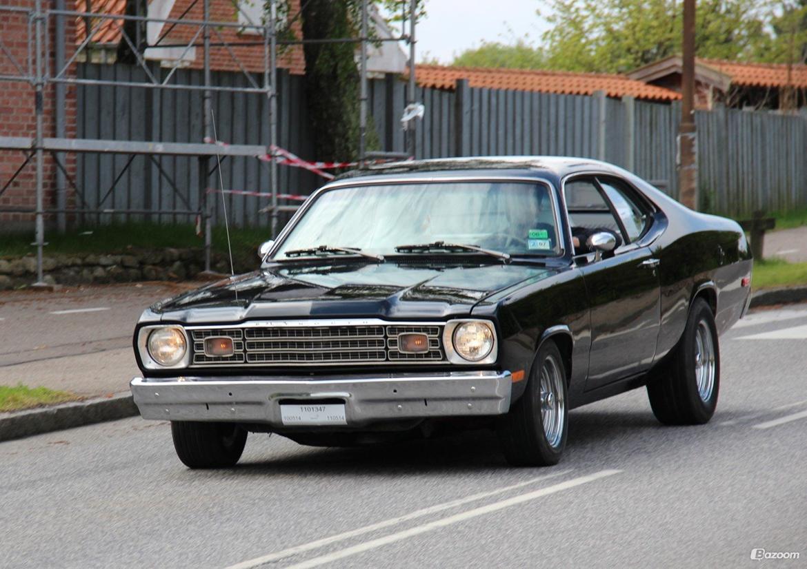 Plymouth Duster sports hardtop - Turtle ball 2014. billedet er fundet her på Bilgalleriet billede 19