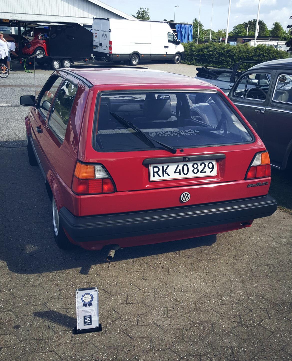 VW Golf Mk2 - Vindereren af Smukkeste Youngtimer Prisen til Grenaa Classic Meet 2015. billede 4