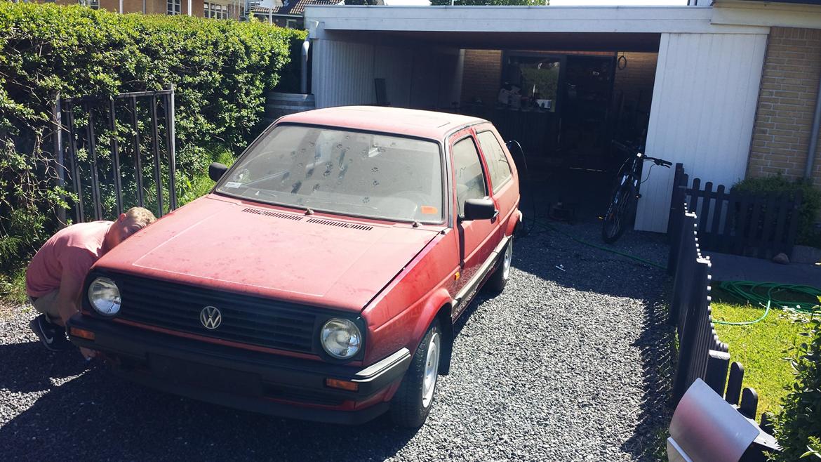 VW Golf Mk2 - Første "Køretur" Efter vinterhi... billede 14