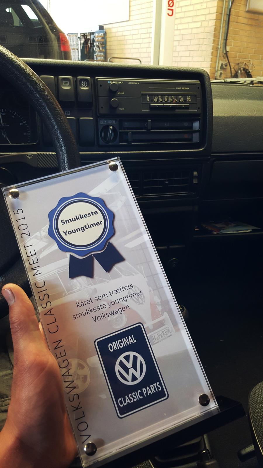 VW Golf Mk2 - Vindereren af Smukkeste Youngtimer Prisen til Grenaa Classic Meet 2015. billede 5