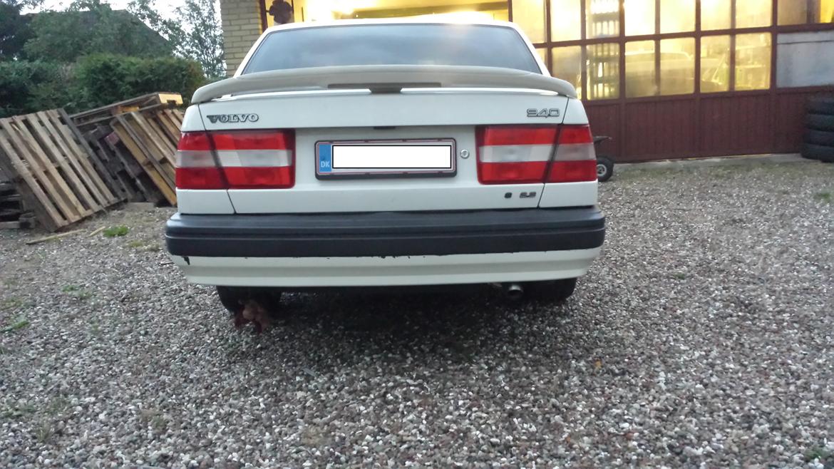 Volvo 940 turbo - Røven efter ny udstødning kom på. Noget mere diskret. billede 7