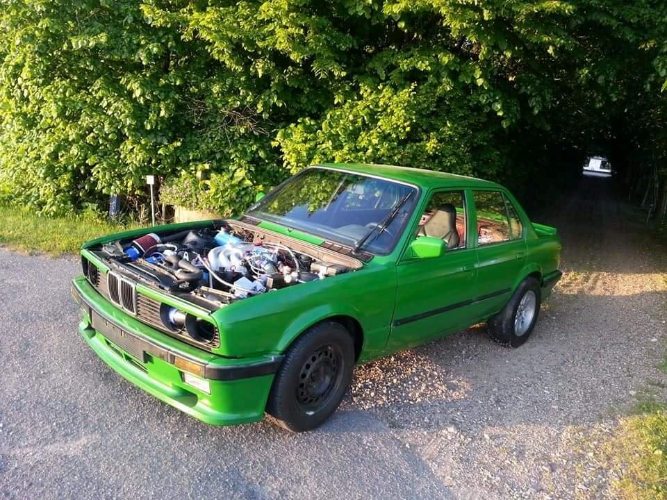 BMW e30 325i drag car billede 2