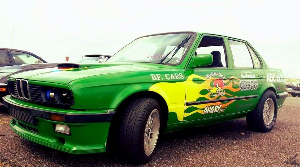 BMW e30 325i drag car billede 7