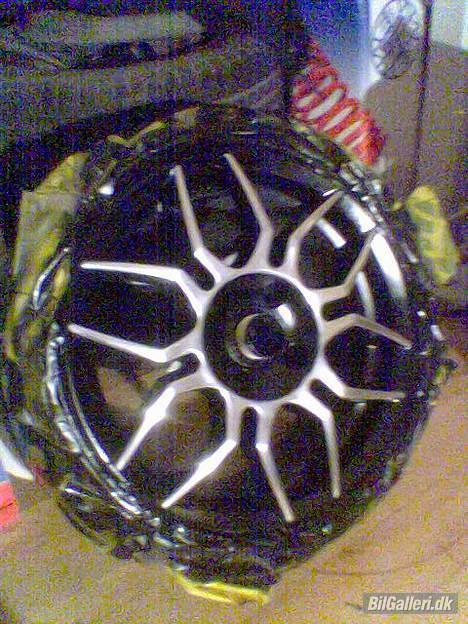 Peugeot 106 XS 1,6 SOLGT - Nye hjemme lavet fælge (poleret og malet) billede 16