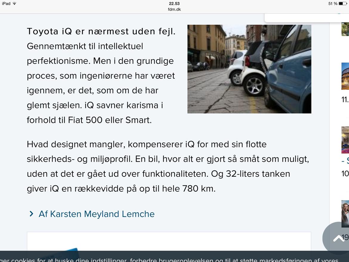 Toyota IQ - 1,4D-4D - Q2. SOLGT - som jeg siger , kan bare ikke sammenlignes overhovedet. billede 19