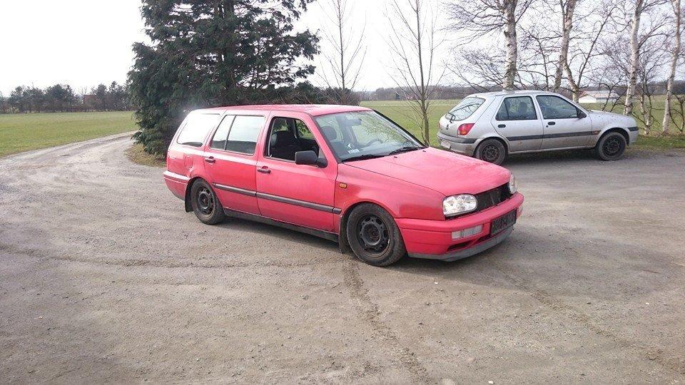 VW golf 3 variant Carbage Run - som den så ud da vi kun havde skiftet undervogn billede 13