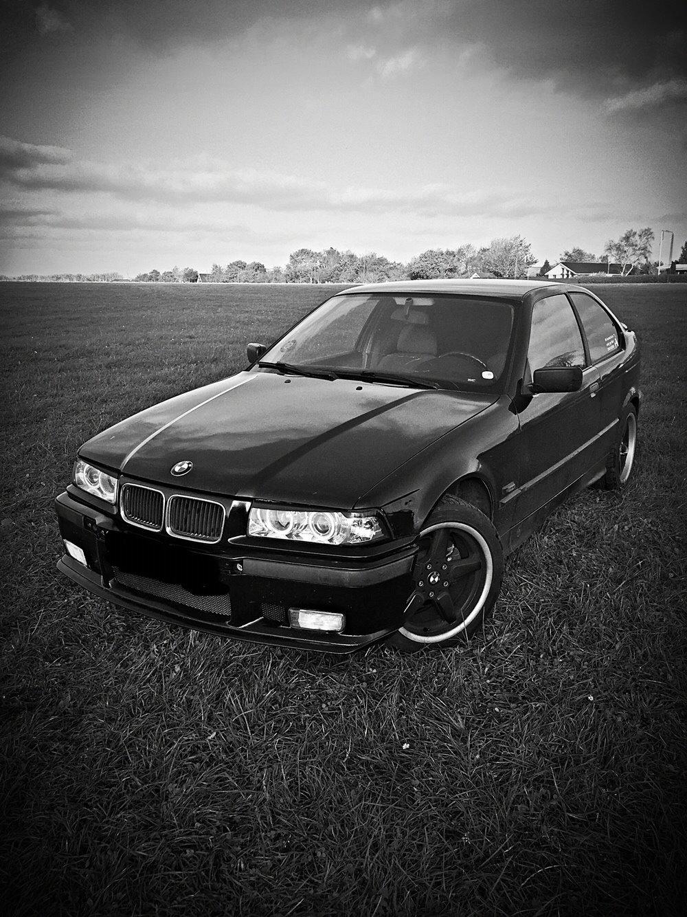 BMW 3' Serie - E36 316i Compact coupé - Photoshoot ude på marken billede 15