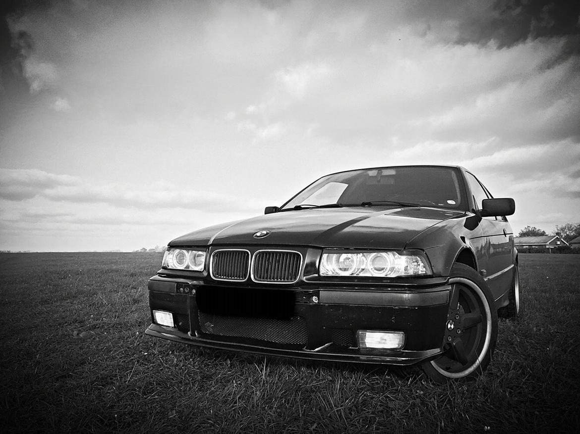 BMW 3' Serie - E36 316i Compact coupé - Photoshoot ude på marken billede 14