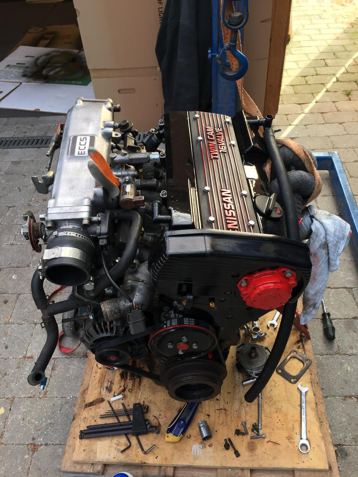 Nissan 1,8 16v turbo. SOLGT billede 5