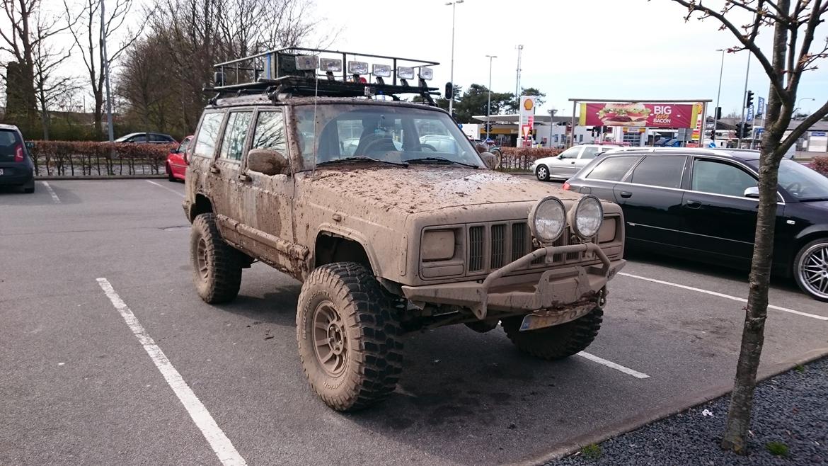 Jeep Cherokee XJ (Æh'jeeu) - Det var en go dag med 4x4 klubben! billede 16