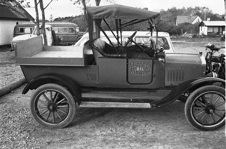 Ford T Pick-Up 1921 - Ved Rågeleje Bilmuseum i 1970 billede 11