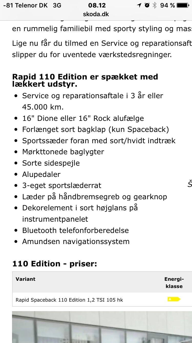 Skoda Rapid spacebag billede 6