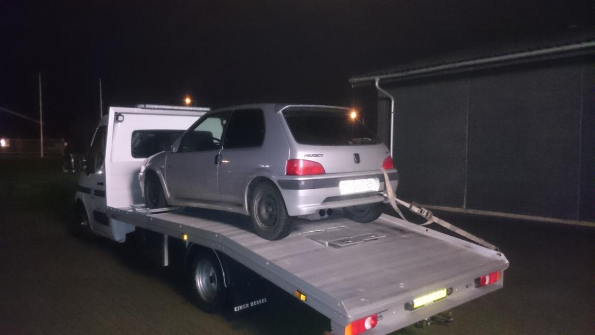 Peugeot 106 GTI S16 - Da jeg hentede den på sjælland. billede 15