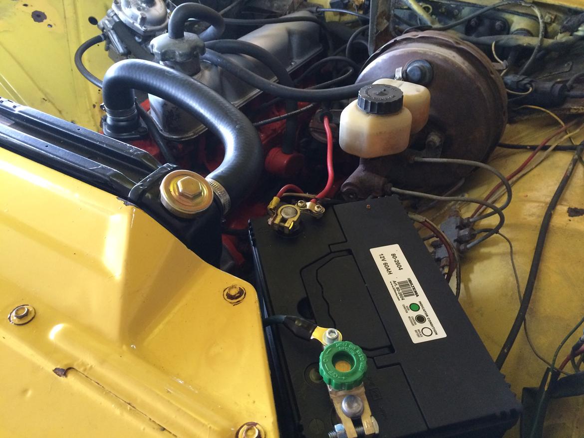 Volvo 144 de luxe ( Fru. Gyldenkål ) - Så er der nymonteret køler og en masse andre dele billede 12