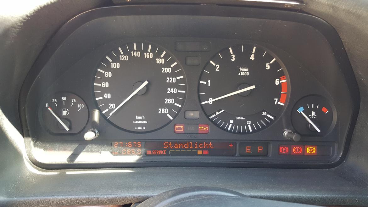 BMW E32 750il Limousine v12 *TIDL BIL* billede 23