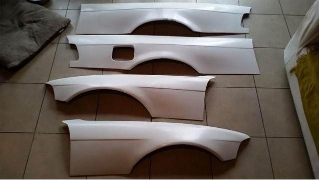 BMW e36 Coupe - Felonyform skærme importeret fra USA. billede 20