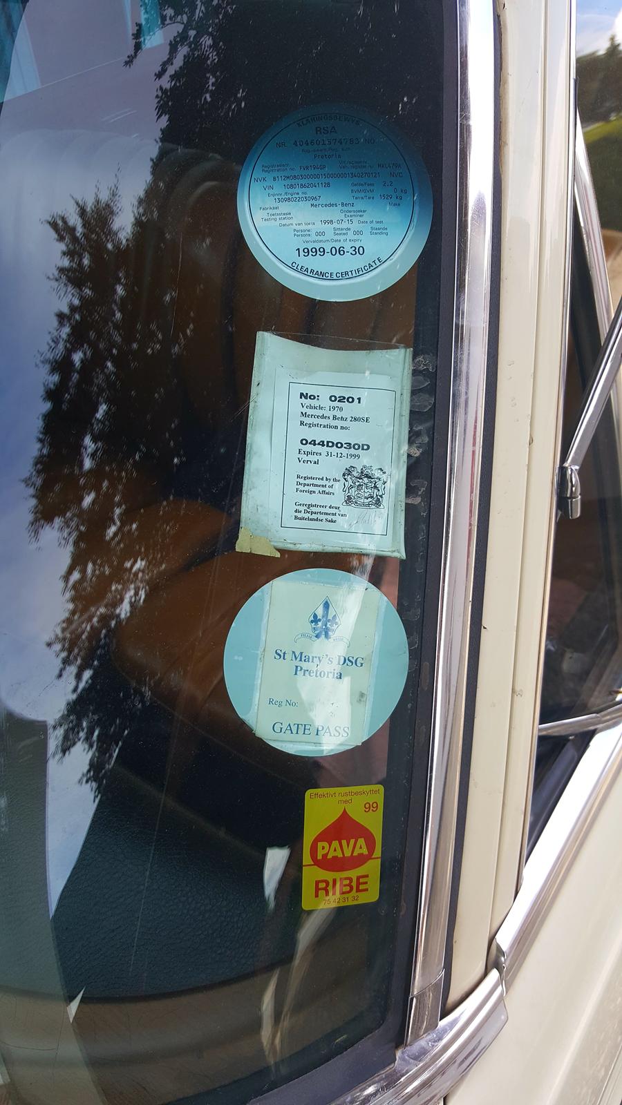 Mercedes Benz 280se  billede 16