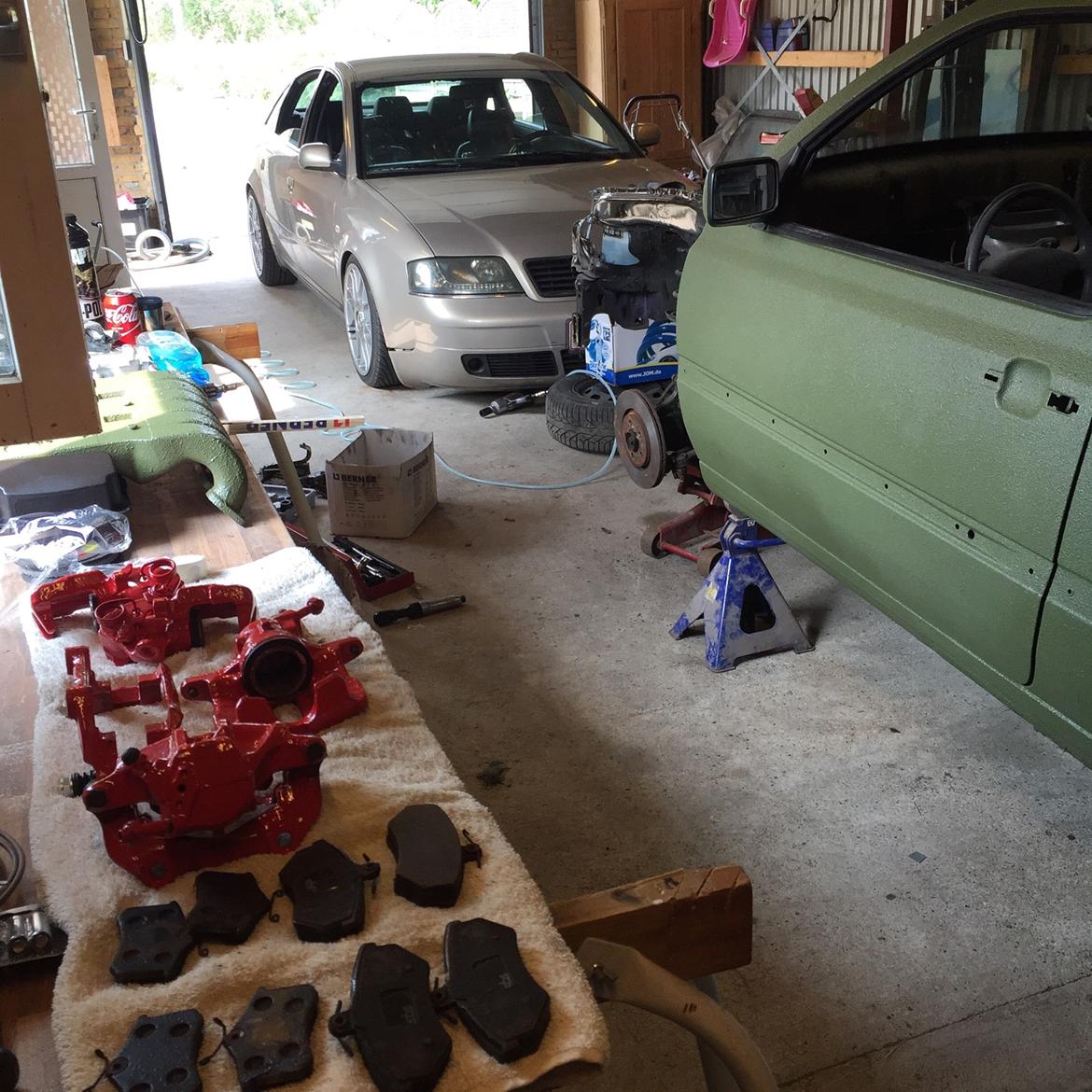 Audi A6 - Sammen med min golf vr6 der ved og få den store tur  billede 10