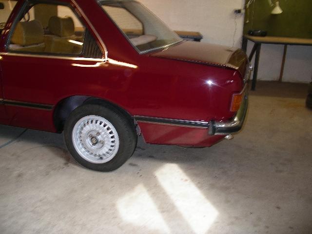 Opel Rekord E1 - de originale alufælge er fundet og klær hende billede 12