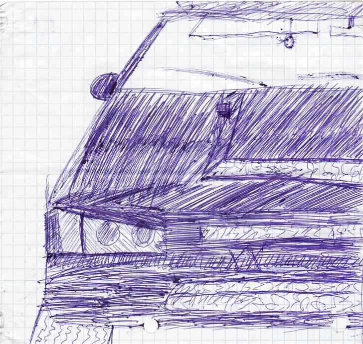 VW Passat 35i Syncro - sad lige og tegnet en dag jeg kedet mig syntes det blev okay billede 1