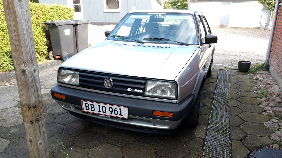 VW 19E Jetta Flair GL 1,6. - Vasket og poleret i hånden og et nyt klistermærke blev det også til. billede 20