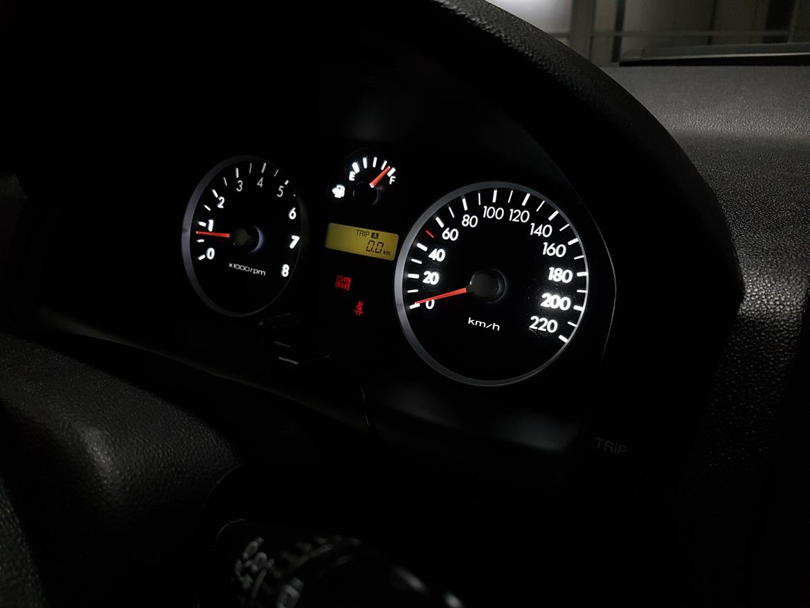 Hyundai Getz 1,6 - 16v 2006 (SOLGT)  - Hvidt led lys i speedometer billede 15