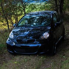 Toyota Aygo totalt skadet 