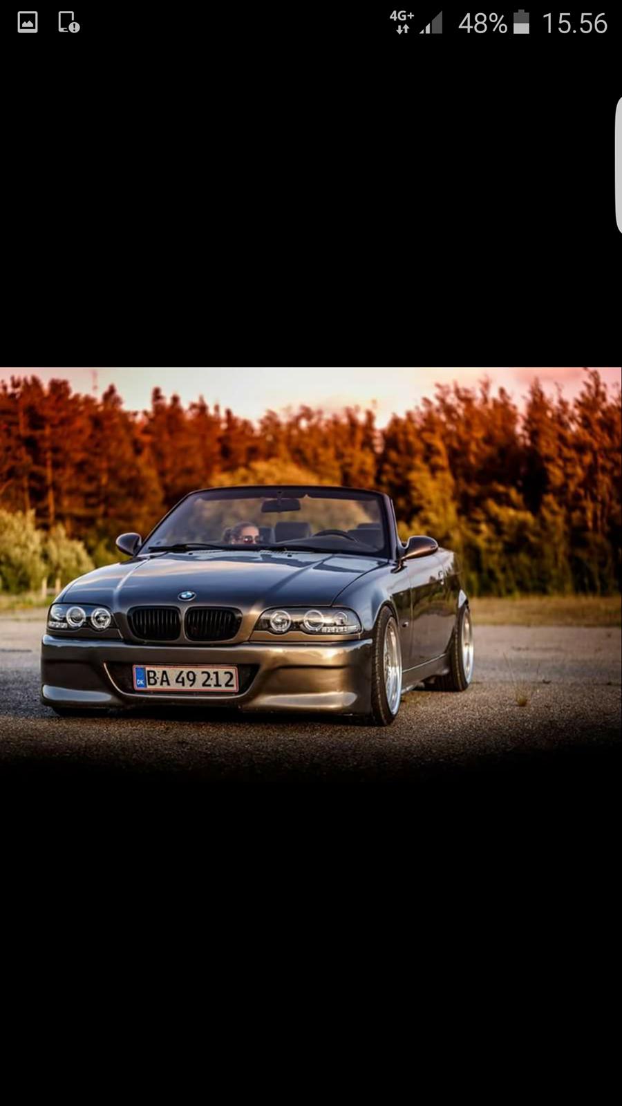 BMW E36  cap. 325i ombygget til e46 front billede 7