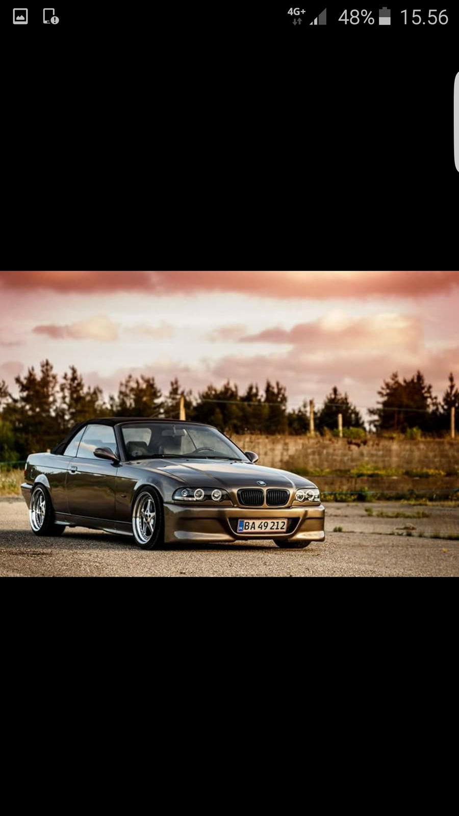 BMW E36  cap. 325i ombygget til e46 front billede 8