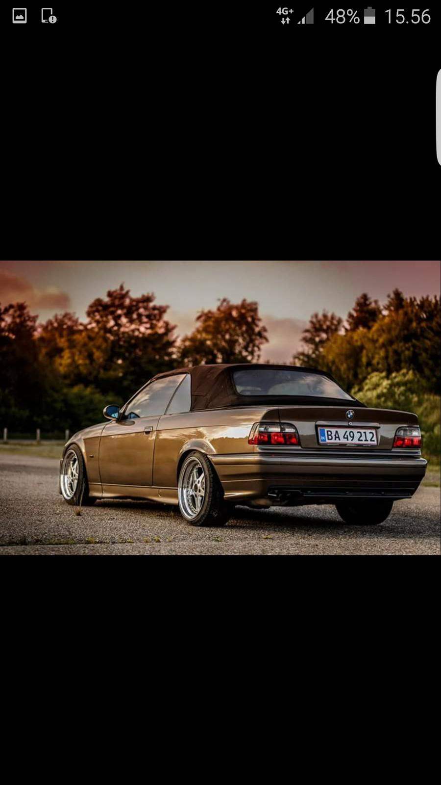 BMW E36  cap. 325i ombygget til e46 front billede 9