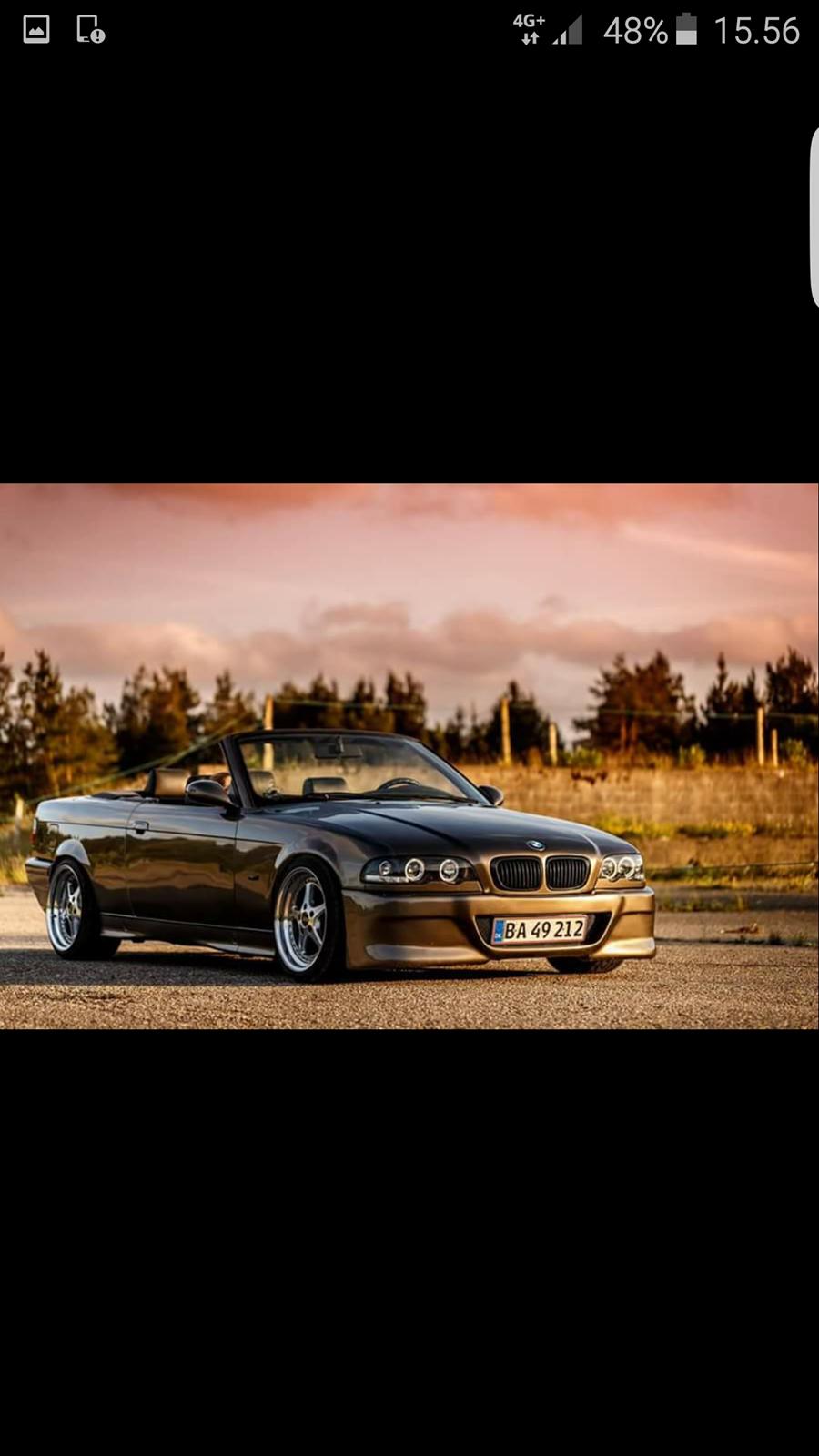 BMW E36  cap. 325i ombygget til e46 front billede 10