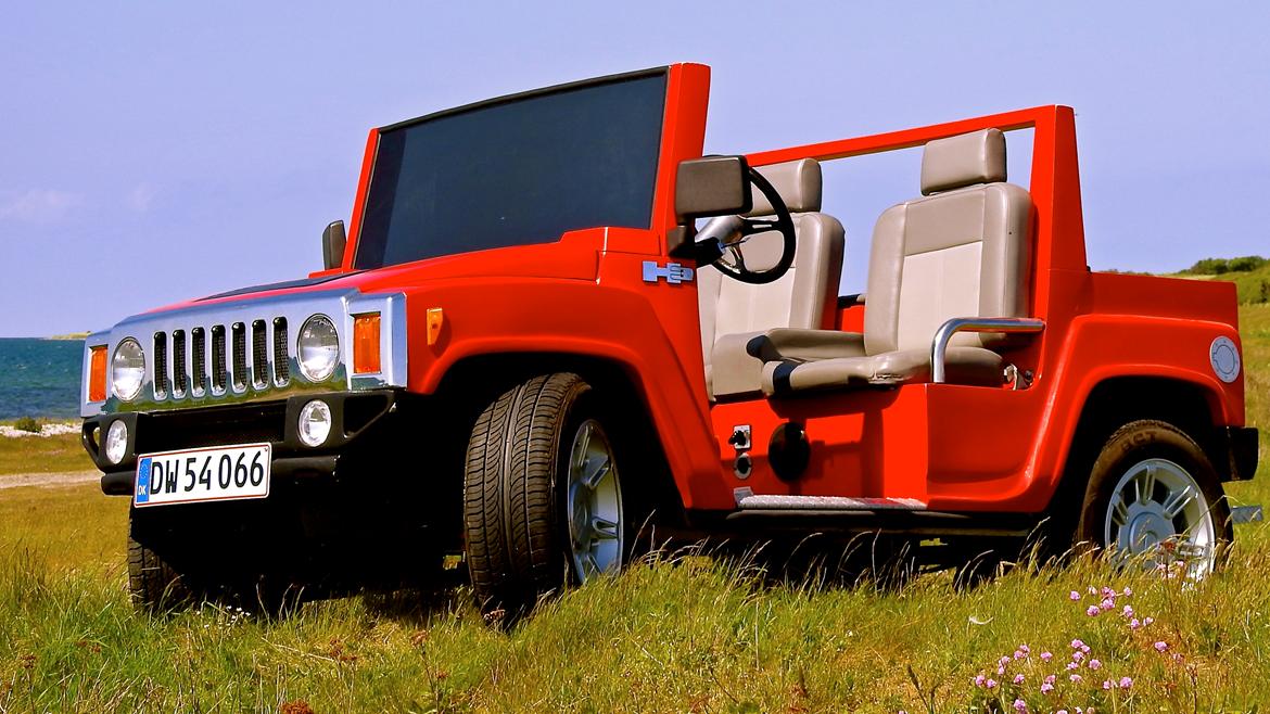 Hummer Bellier.  Mini Hummer H3, Elbil ( golfvogn). billede 1