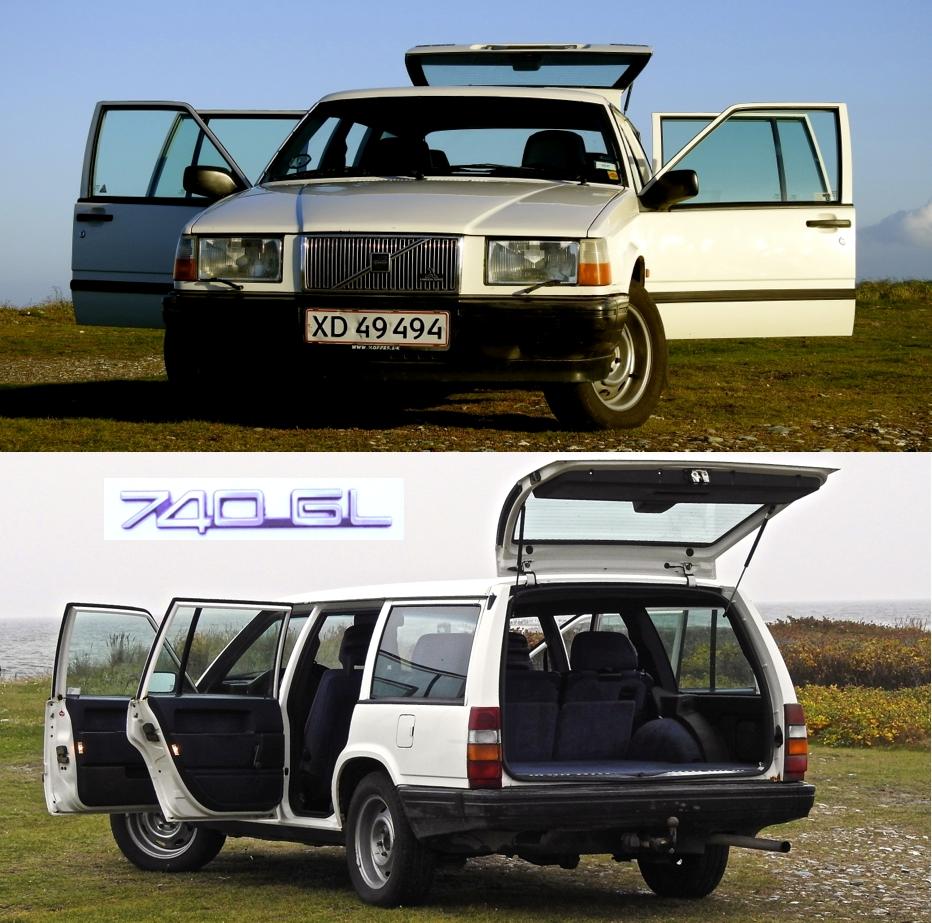 Volvo 740 GL Stationcar (5 dørs) billede 3