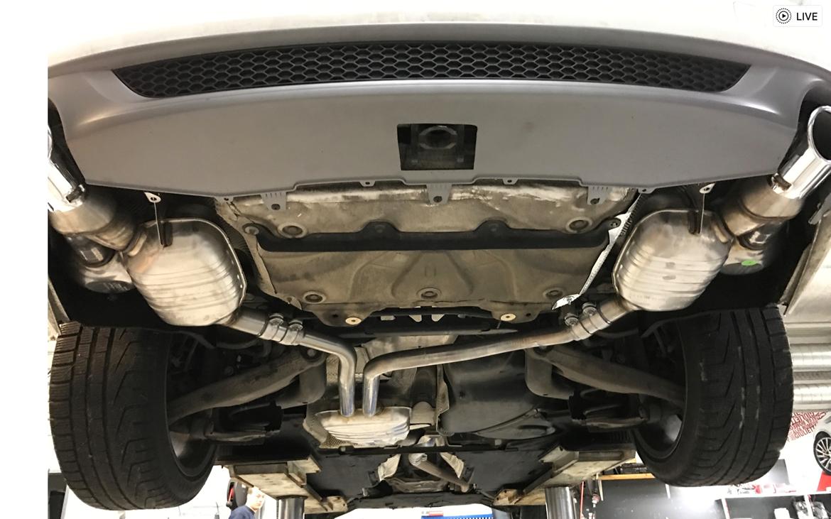 Audi A6 2.0 TDI - Montering af Audi original Active sound udstødning :-) billede 17