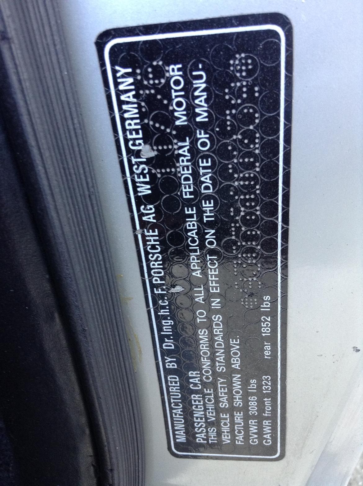 Porsche 911 ( 930) 3.0 TURBO  billede 12