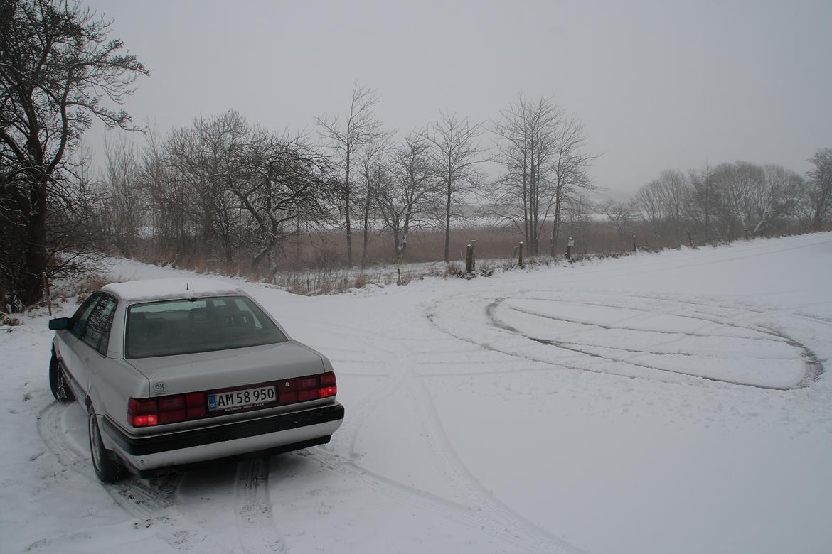 Audi V8 Quattro (Vinterbil) - Sjov i sneen med 4x4 billede 8