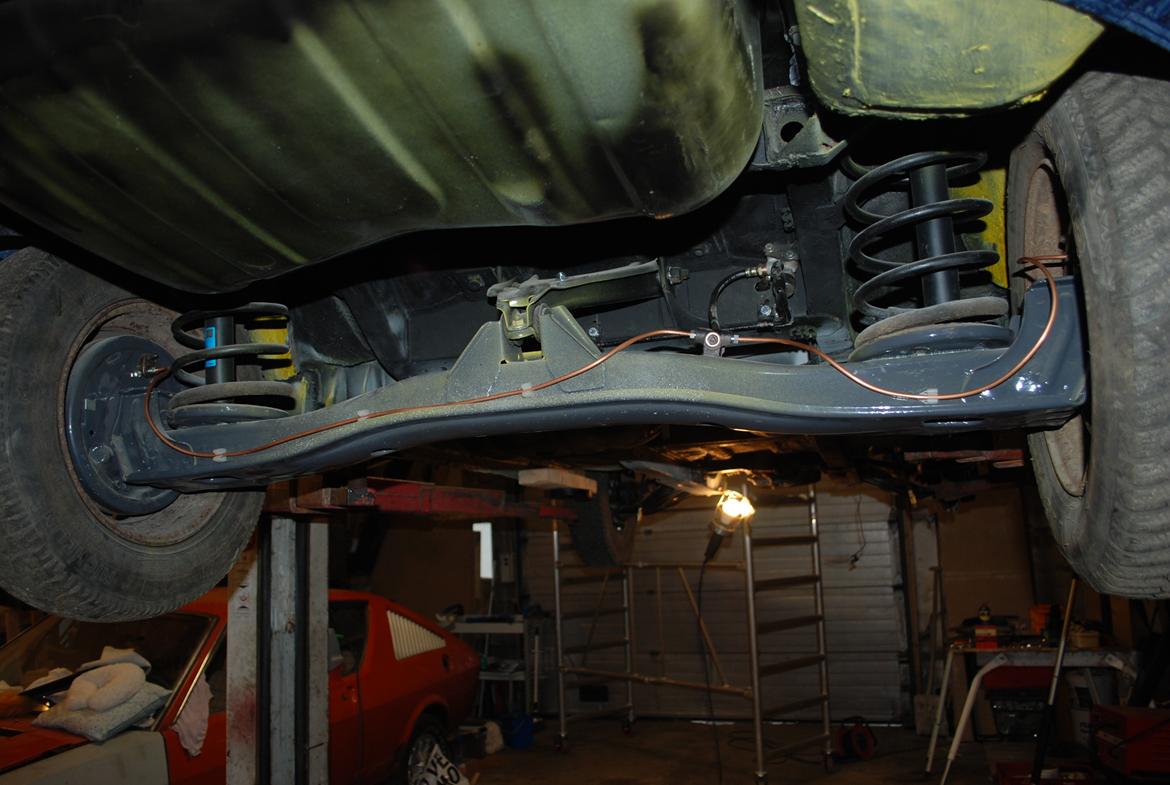 Renault 17 TS Phase 2 med soft top (folde-tag) - Tank pulverlakeret billede 18