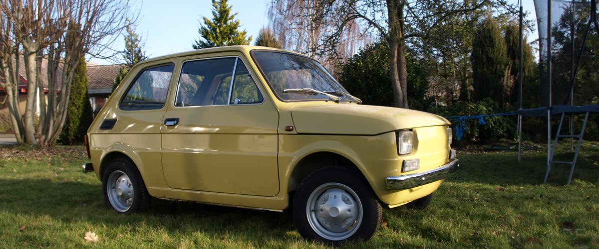 Fiat 126 1975 Jeg har hentet bilen i Tyskla...