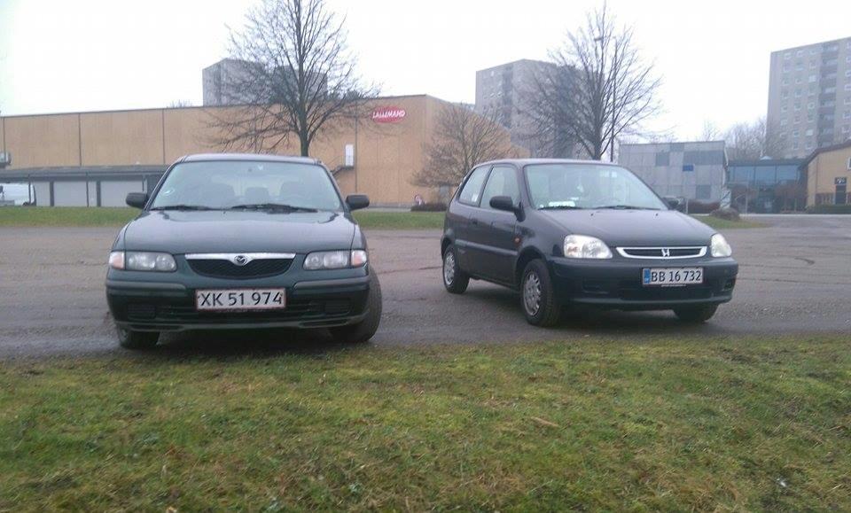 Mazda 626           (Mazzi)  - Mazzi og den danmarks kendte Bibi aka Bibsen fra Als ;P billede 5