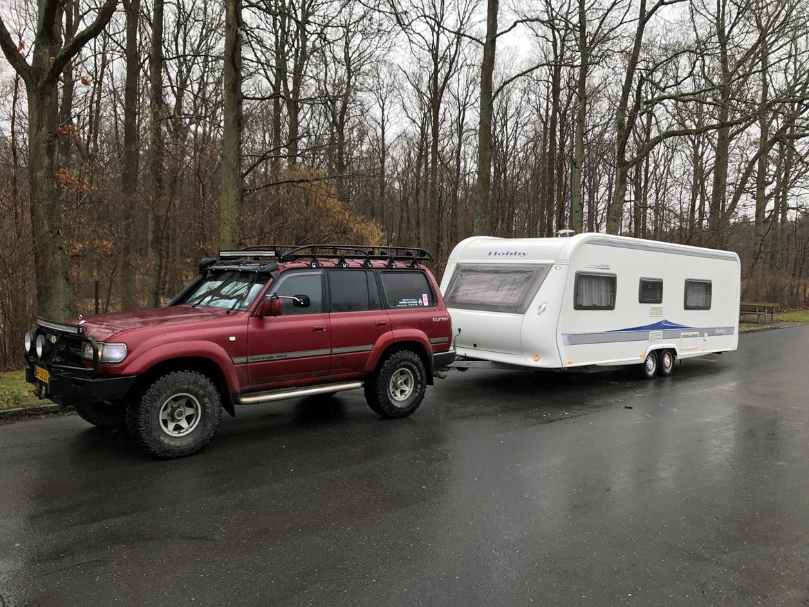 Toyota Landcruiser HDJ 80 VX - Min Bil med mit nye hjem bag efter :-) billede 1