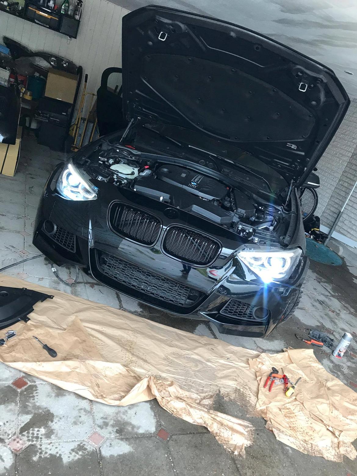 BMW f20 116d   - under opgraderingen billede 2