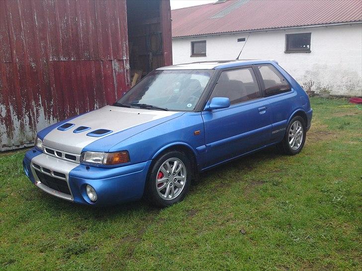 Mazda 323 1,8i GT-R 4WD Turbo - Ny malet fælge og kaliber billede 1