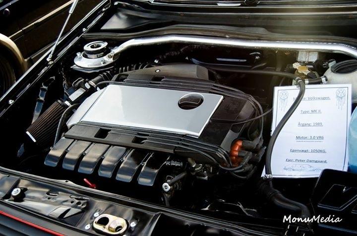 VW Golf 2 GTI VR6 (MK II)   - Moter rum 2017 billede 16