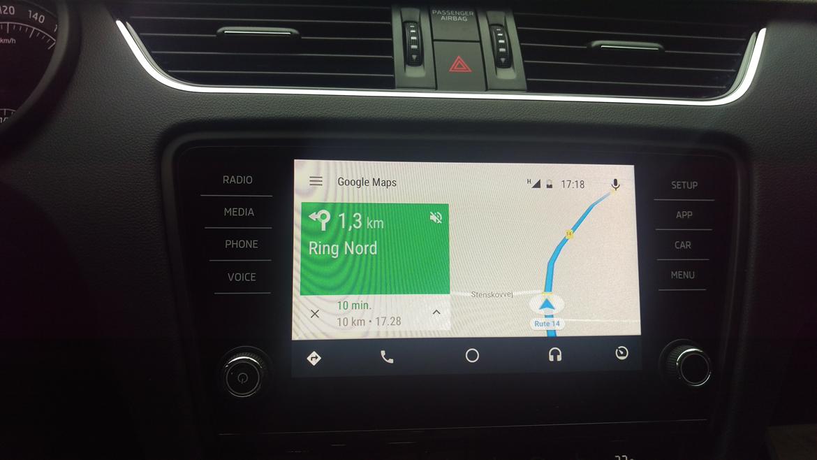 Skoda Octavia Combi DSG - Navien virker ! - Også hele vejen til og fra Sydfrankrig :-) billede 14