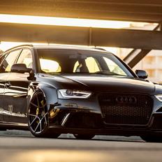 Audi RS4 V8 Quattro #blackonblack