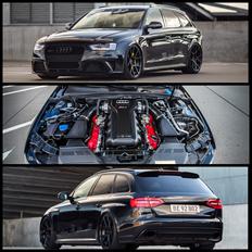 Audi RS4 V8 Quattro #blackonblack