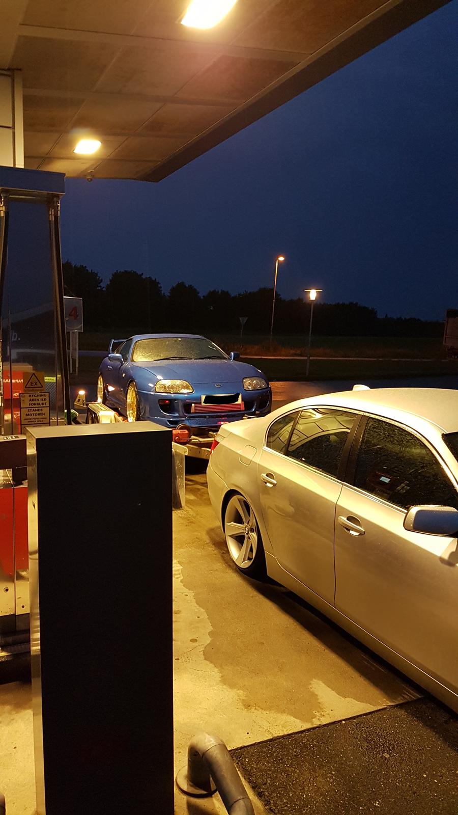 Toyota Supra MK4 NA-T - Første tankning, på vej til mapning! ;) billede 23